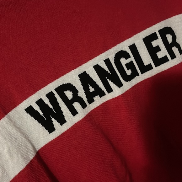 🔥reduced 🔥wrangler red women’s size 12 jumper - lovely condition - Picture 2 of 3